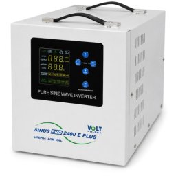 SINUS PRO 2400 E PLUS 12/230V (1600/2400W) [AGM, GEL, LiFePO4] ZASILACZ AWARYJNY
