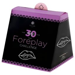 Secret Play 30 Day Foreplay Challenge - gra karciana z wyzwaniami wstępnymi (angielski, hiszpański)