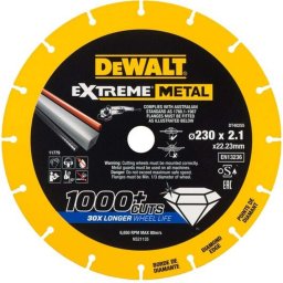 DeWALT - Diamentowa tarcza tnąca do metalu 230x22,2 mm DT40255