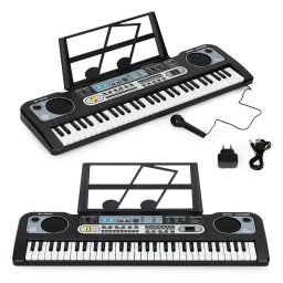 Due pianino z mikrofonem dla dzieci zasilanie