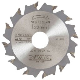 DeWALT - Ostrze do frezarki lamelowej 105x22 mm, 12 zębów DT1306