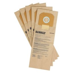 DeWALT - Wymienne worki do odkurzacza, 5 szt. DWV9401