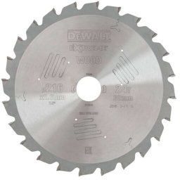 DeWALT - Tarcza pilarska do drewna 216x30 mm, 24 zębów DT4310