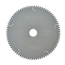 DeWALT - Tarcza pilarska do drewna 216x30 mm, 80 zębów DT4286