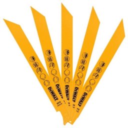 DeWALT - Zestaw brzeszczotów do metalu, długość 20 cm, 5 szt. DT2354