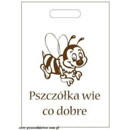 Torba foliowa 50szt - Pszczółka wie co dobre