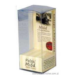 Pudełko PCV na słoik 106ml z wkładką POLSKI MIÓD (5 szt.)