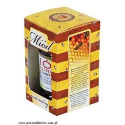 Pudełko ozdobne na słoik 315ml z misiem (10 szt.)