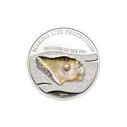 Palau - 2011, 5 dolarów - Perła Różowa - Księżniczka morza