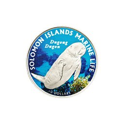 Salomon Islands - 2011, 10 dollars - Dugong Dugon