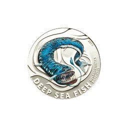 Pitcairn Islands - 2011, 2 Dollars - Ryby Głębinowe - Melanostomias Biseriatus