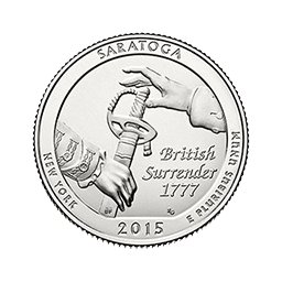 25 Centów 2015 - Saratoga - New York (P)