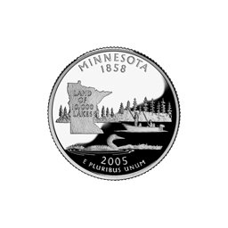 25 Centów 2005 - Minnesota (D)