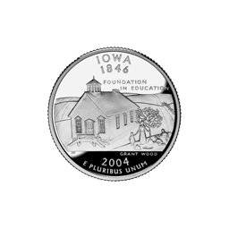 25 Centów 2004 - Iowa (D)