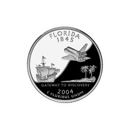 25 Centów 2004 - Florida (D)