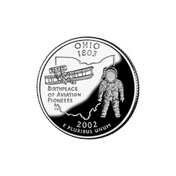 25 Centów 2002 - Ohio (P)