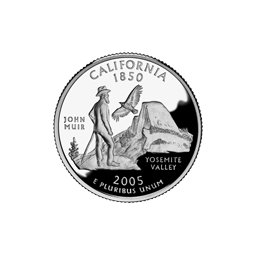 25 Centów 2005 - California (D)