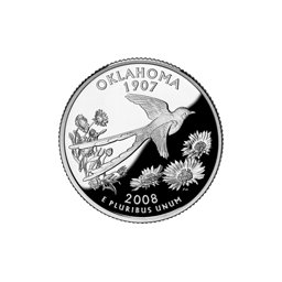 25 Centów 2008 - Oklahoma (D)