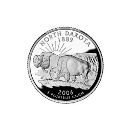 25 Centów 2006 - North Dakota (D)