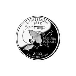 25 Centów 2002 - Louisiana (P)