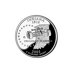 25 Centów 2002 - Indiana (P)