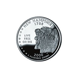 25 Centów 2000 - New Hampshire (D)