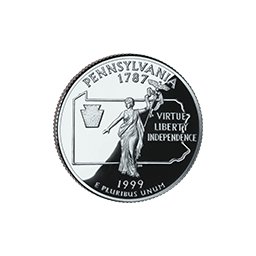 25 Centów 1999 - Pennsylvania (P)