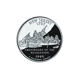 25 Centów 1999 - New Jersey (P)