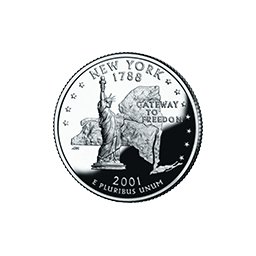 25 Centów 2001 - New York (P)