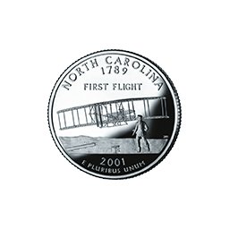 25 Centów 2001 - North Carolina (P)