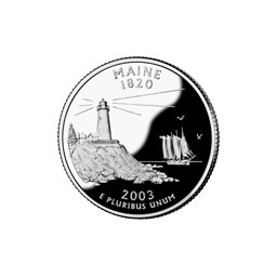 25 Centów 2003 - Maine (P)
