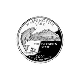 25 Centów 2007 - Washington (P)