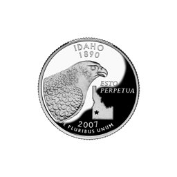 25 Centów 2007 - Idaho (P)