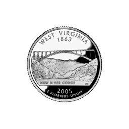 25 Centów 2005 - West Virginia (P)