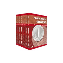 Albumy na monety obiegowe PRL - 1949-1990r. (tomy 1-6)