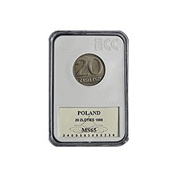 20 złotych 1990 - Grading MS65