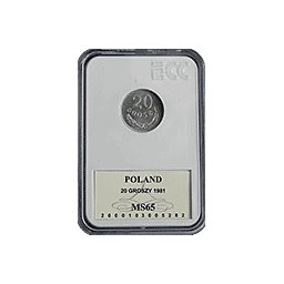 20 groszy 1981 - Grading MS65