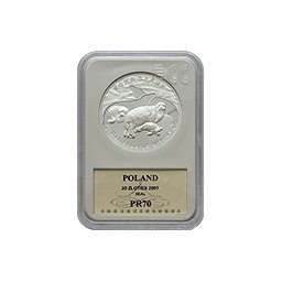 20 zł 2007 Foka Szara - Grading PR70