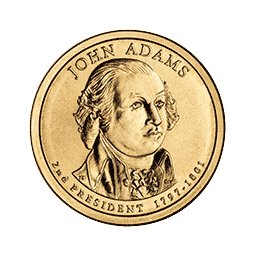 1 dolar 2007 - John Adams (D)