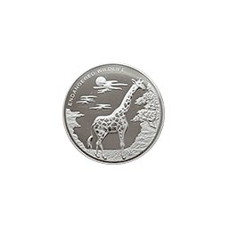 Kongo - 10 franc 2007 - Zagrożone zwierzęta - Żyrafa