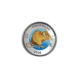 Pitcairn Islands - 2 dolary 2008 - Rok Szczura