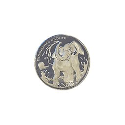 Kongo - 10 franc 2007 - Zagrożone zwierzęta - Słoń