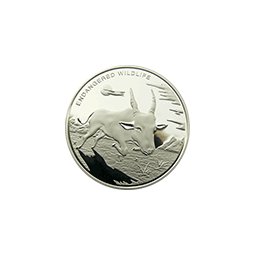 Kongo - 10 franc 2007 - Zagrożone zwierzęta - Antylopa