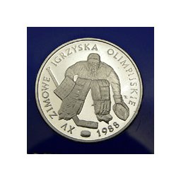 500 zł 1987 XV Zimowe Igrzyska Olimpijskie Calgary 1988