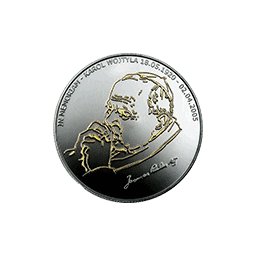 Liberia - 10$ 2005 Jan Paweł II - In Memoriam - Lustrzany