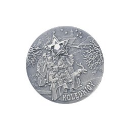 20 zł 2001 Kolędnicy moneta z cyrkonią