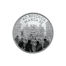 10 zł 2008 40. rocznica Marca '68