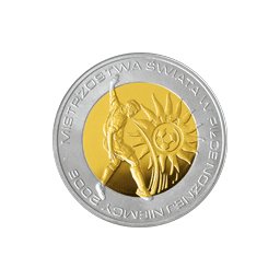 10 zł 2006 Mistrzostwa Świata w Piłce Nożnej - pozłacana