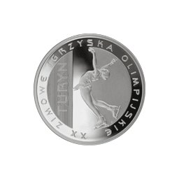 10 zł 2006 XX Zimowe Igrzyska Olimpijskie Turyn - efekt kątowy