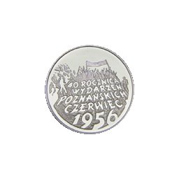 10 zł 1996 40 Rocznica Wydarzeń Poznańskich